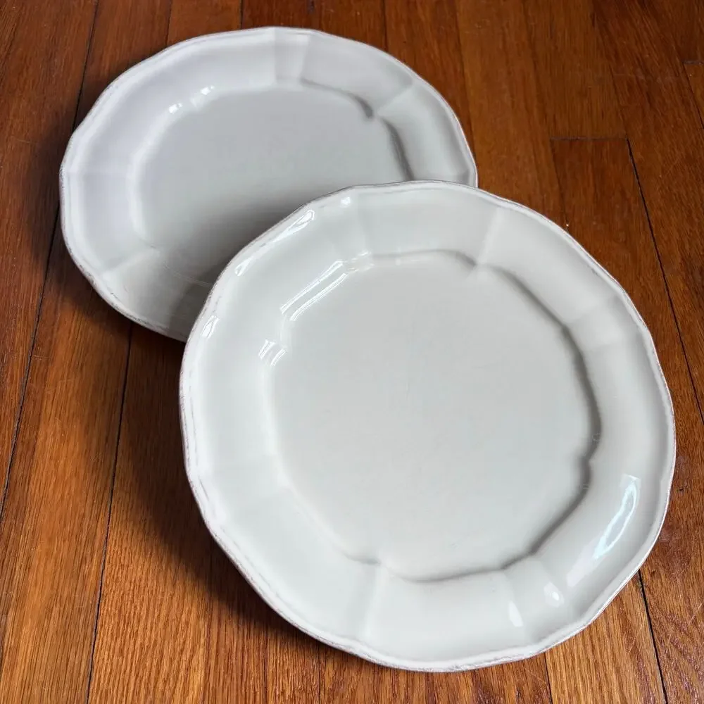 Set of 2 Toscano Cream Noble Excellence Dinner Plates